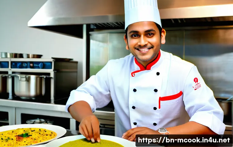 다문화 요리사 채용 공고 분석 - **Prompt 1: Global Bengali Culinary Ambassador**
    "A vibrant, dynamic full-body shot of a young a...
